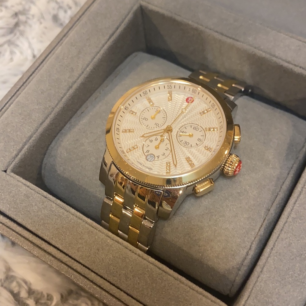 Michele Two Tone Women’s Watch